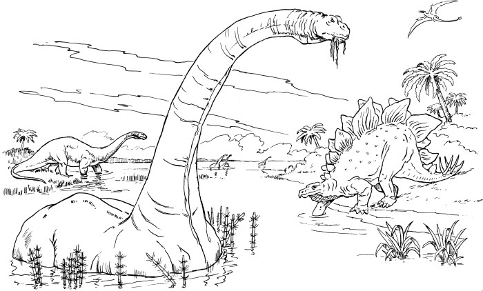 malvorlage dinosaurier t-rex terbaru