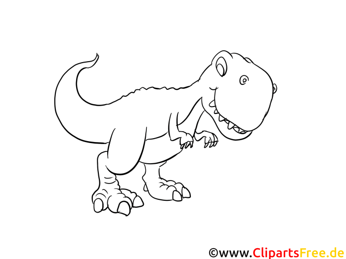 malvorlage dinosaurier t-rex